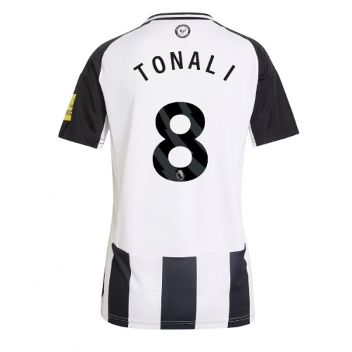 Fotballdrakt Dame Newcastle United Sandro Tonali #8 Hjemmedrakt 2024-25 Kortermet